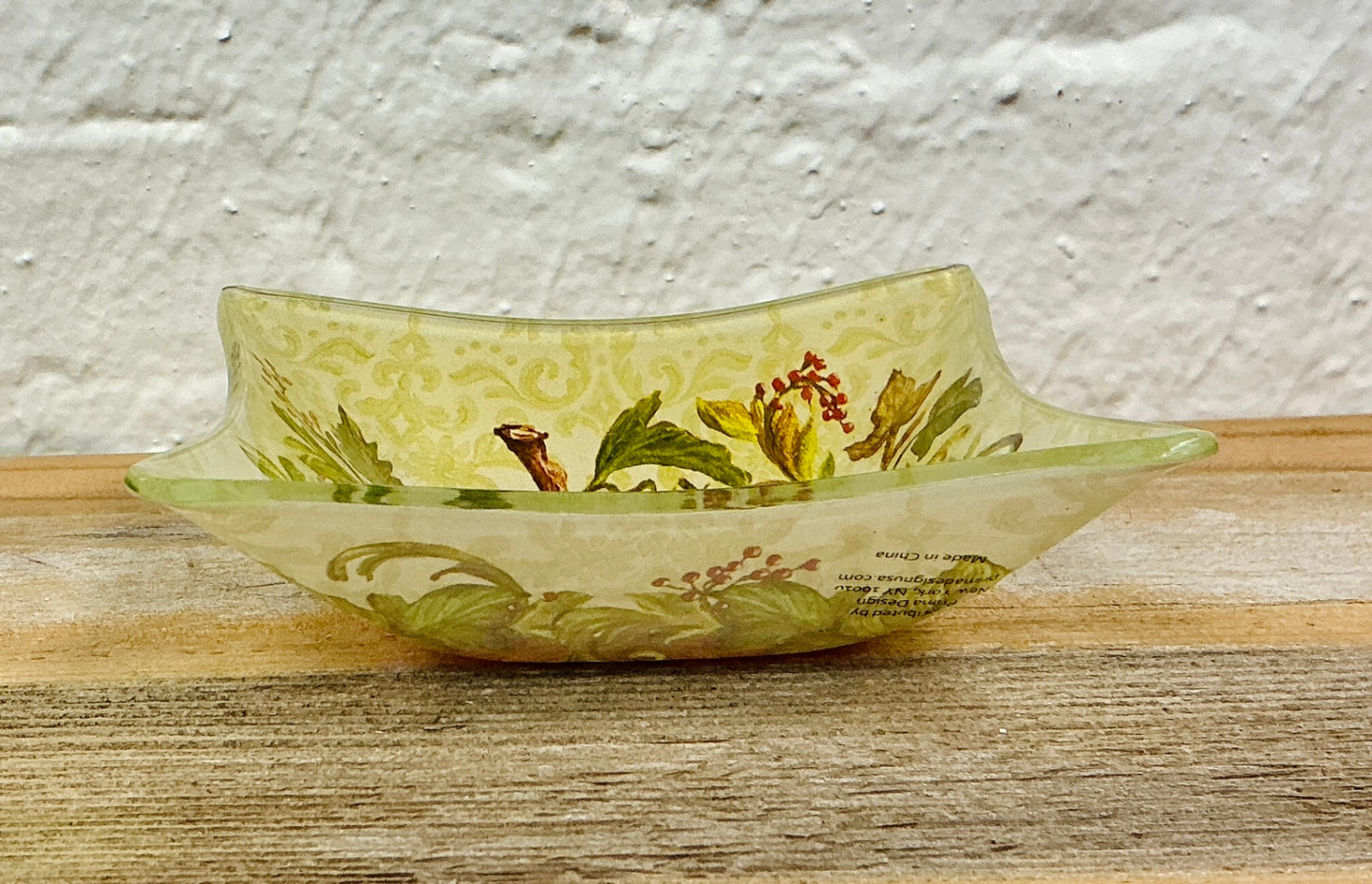 Decorative Glass Pumpkin Bowl 1
