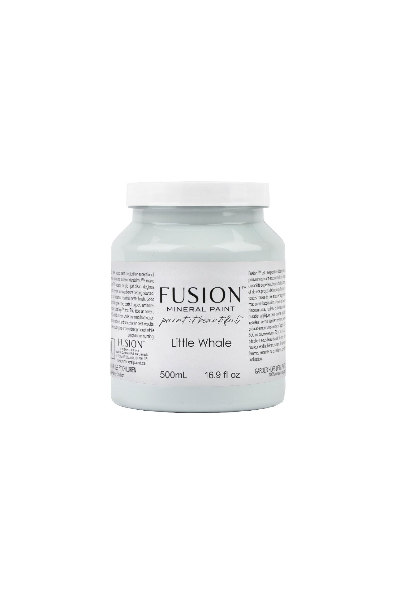 Fusion Mineral Paint 500ml or 16.9 oz. Little Whale