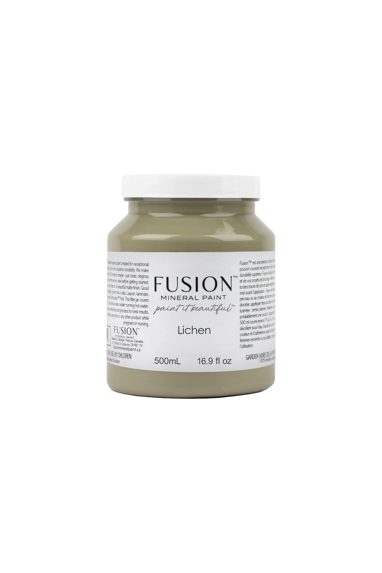Fusion Mineral Paint 500ml or 16.9 oz. Lichen