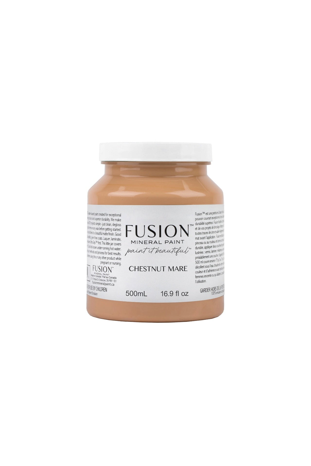 Fusion Mineral Paint 500ml or 16.9 oz. Chestnut Mare