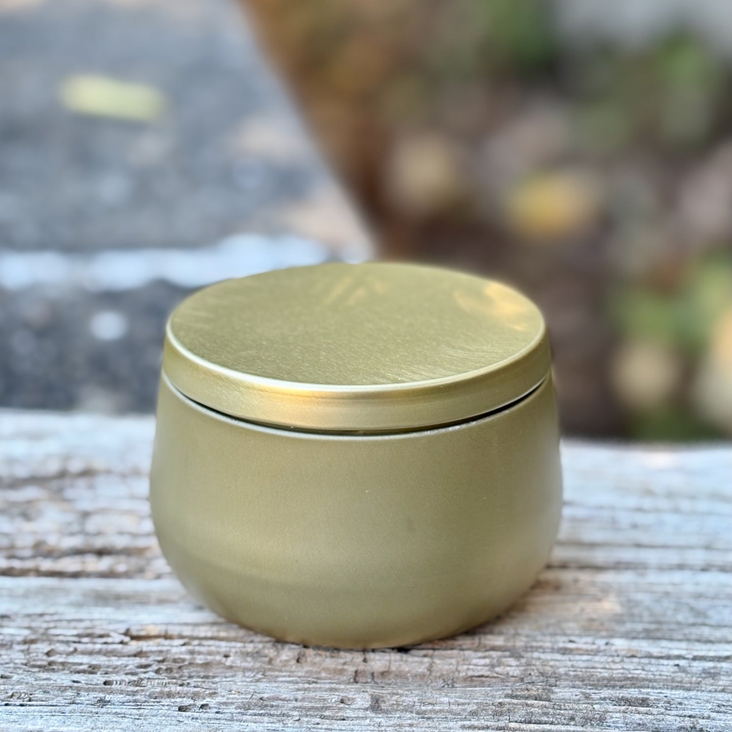 Evergreen Elixir Soy Candle 6.0 oz Gold Tin