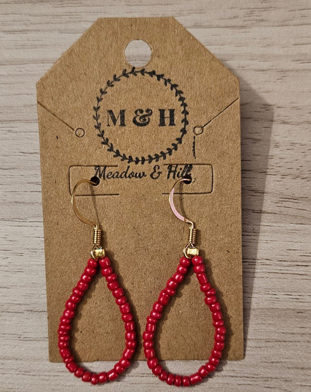 Meadow & Hill Earrings Red