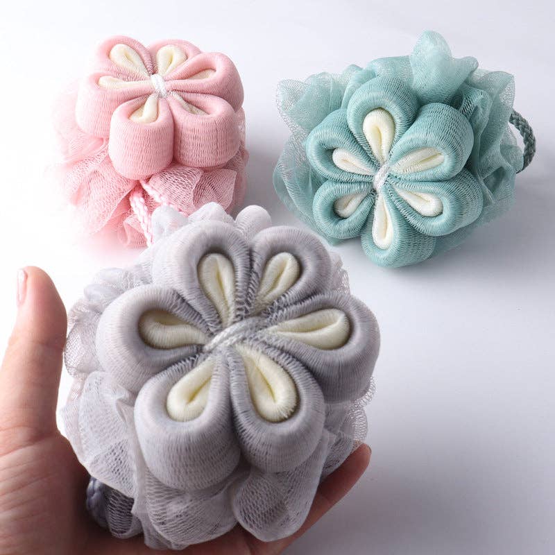 Flower Shower Pouf Premium Quality and Rich Foaming