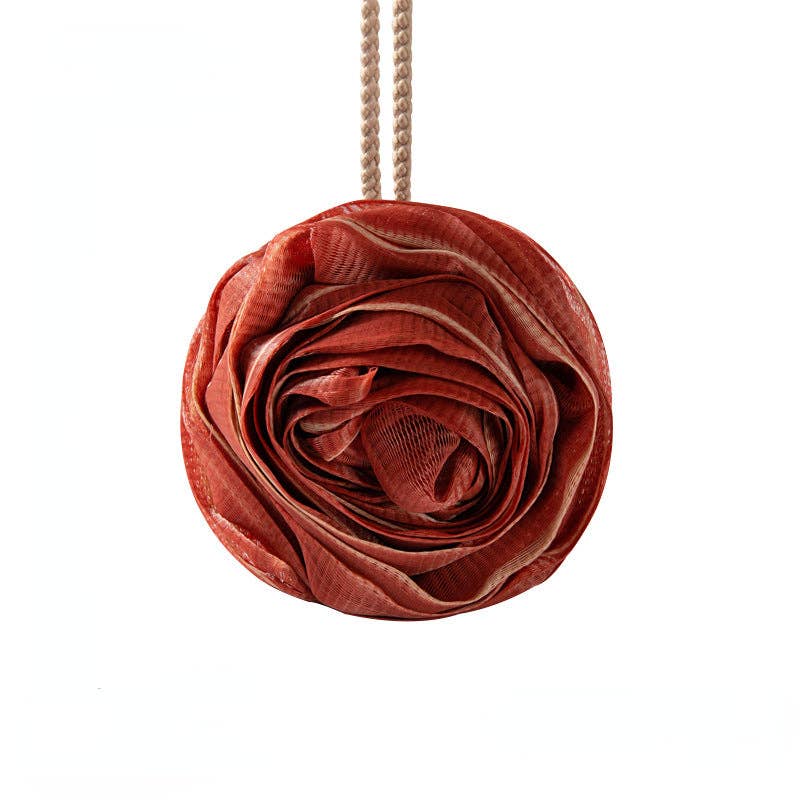 Rose Shower Pouf Premium Quality and Rich Foaming
