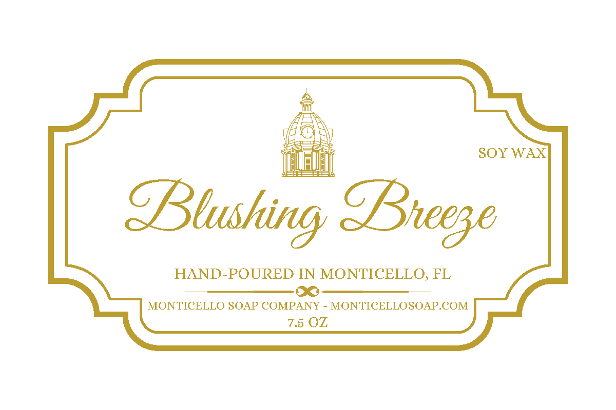 Hand-Poured Blushing (Love Spell) Breeze Soy Wax Candle
