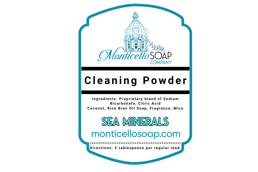 Natural Cleaning Powder 16 oz - Sea Minerals
