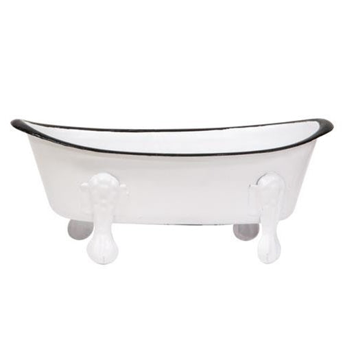 Metal Iron Clawfoot Bathtub Soap Dish