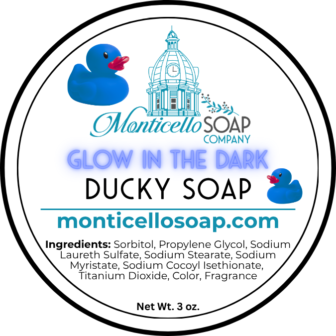 Glow in the Dark Ducky Soap – alternate view