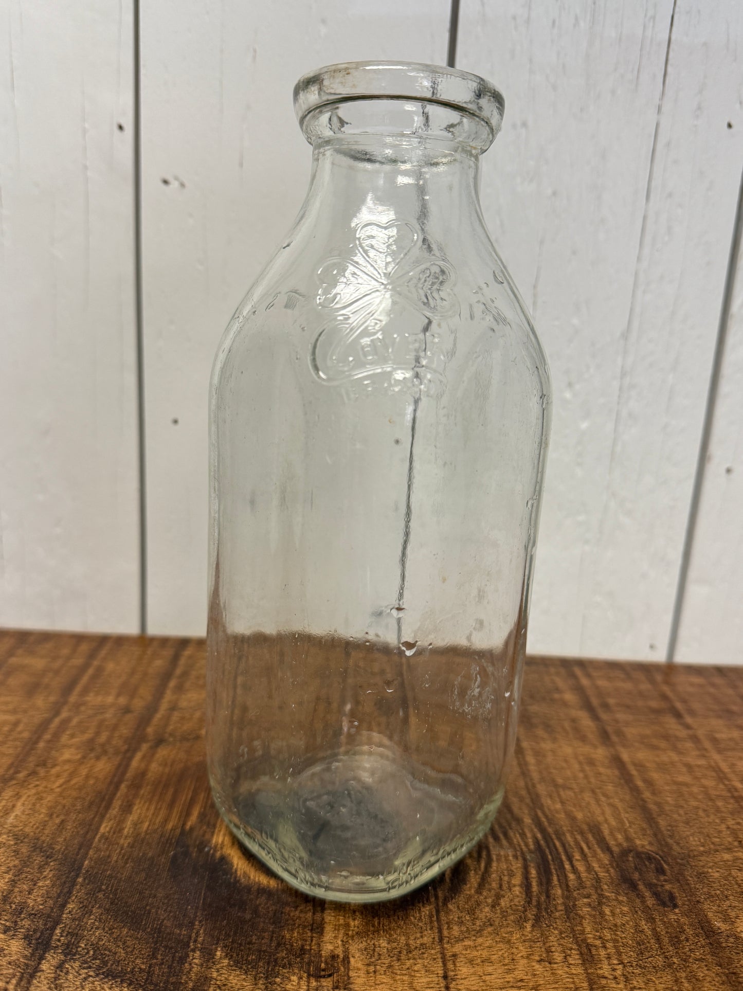 Vintage Clover 1 Quart Milk Bottle