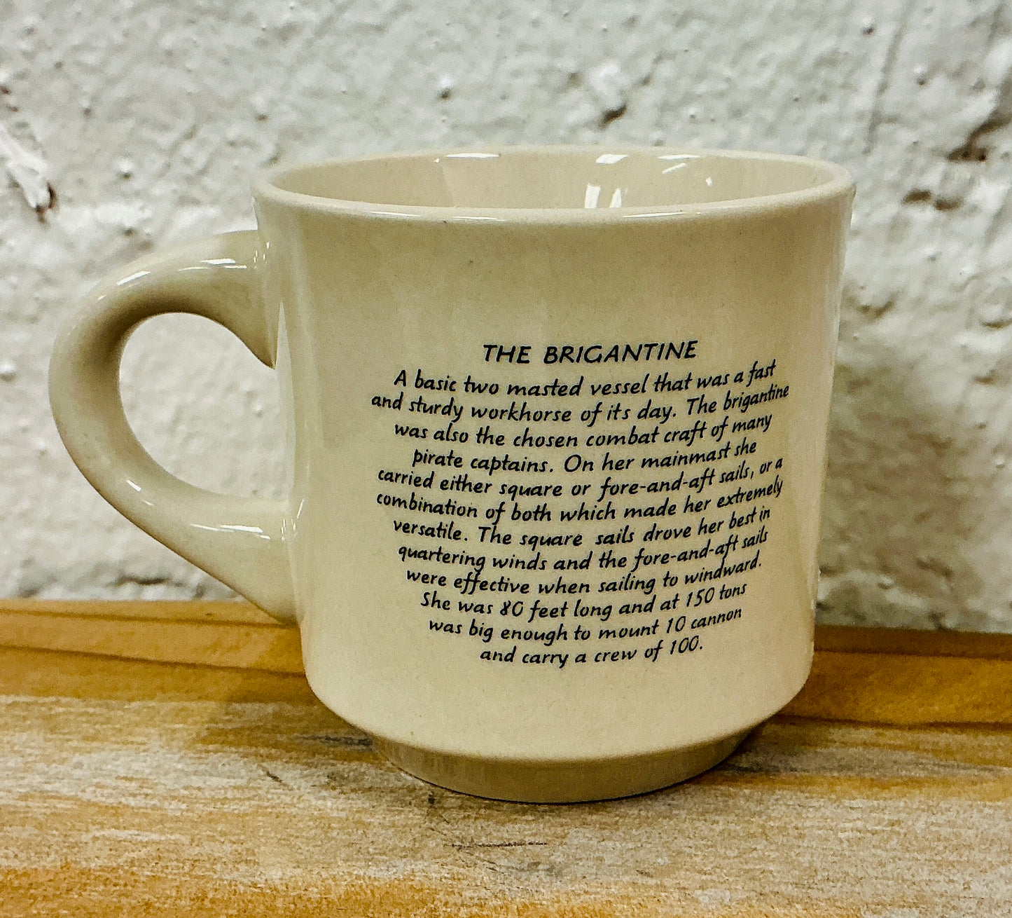 Vintage "The Brigantine Ship" Shave Mug