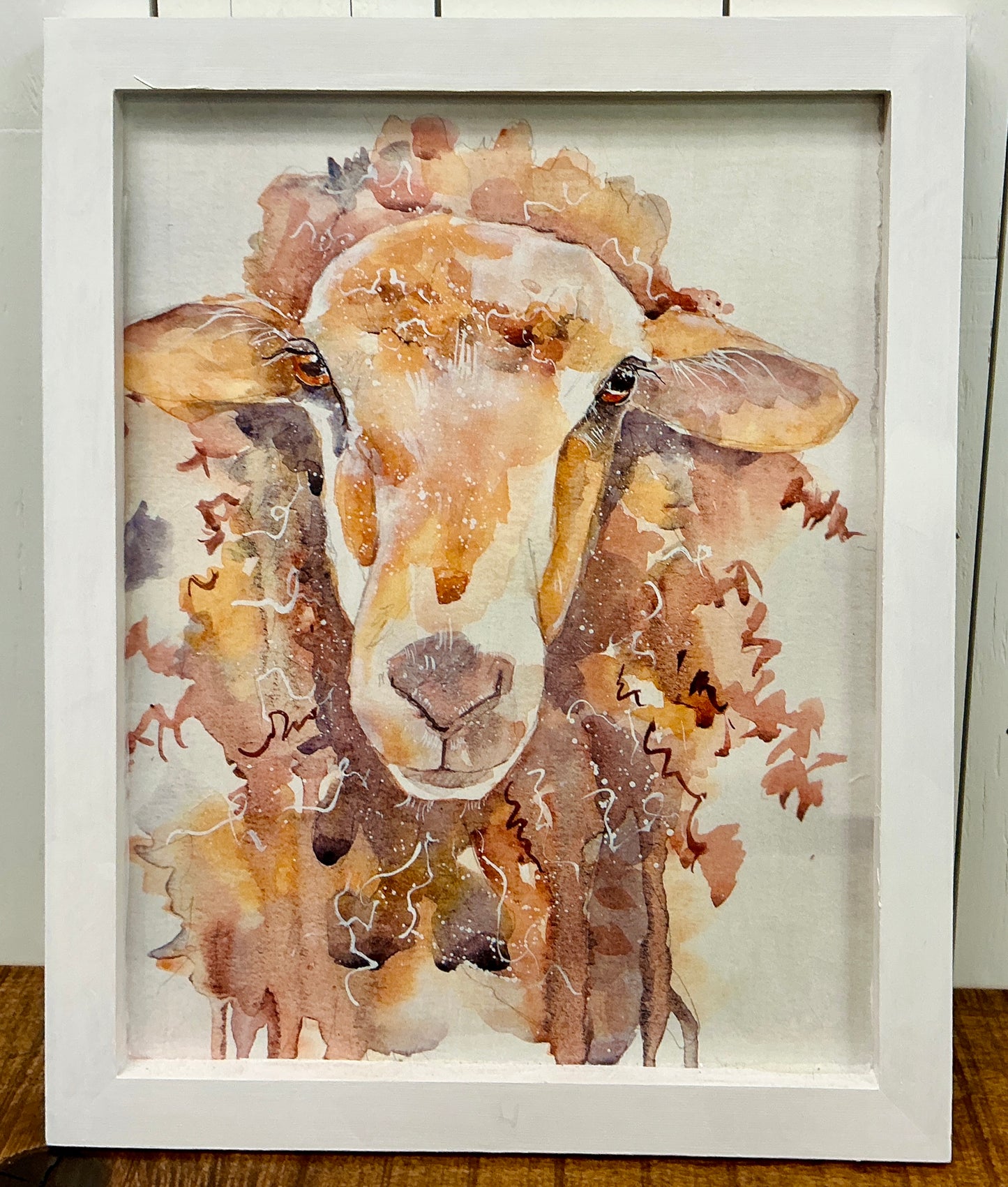 Framed Sheep Wall Art