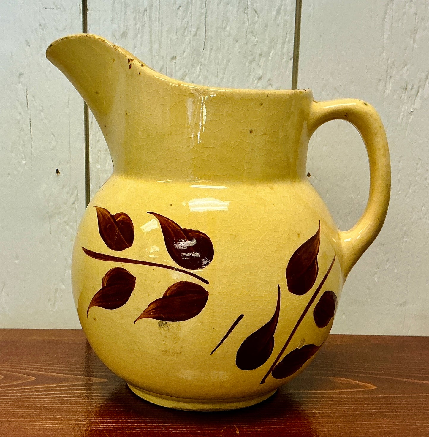 Watt Pottery Autumn Foliage Pitcher