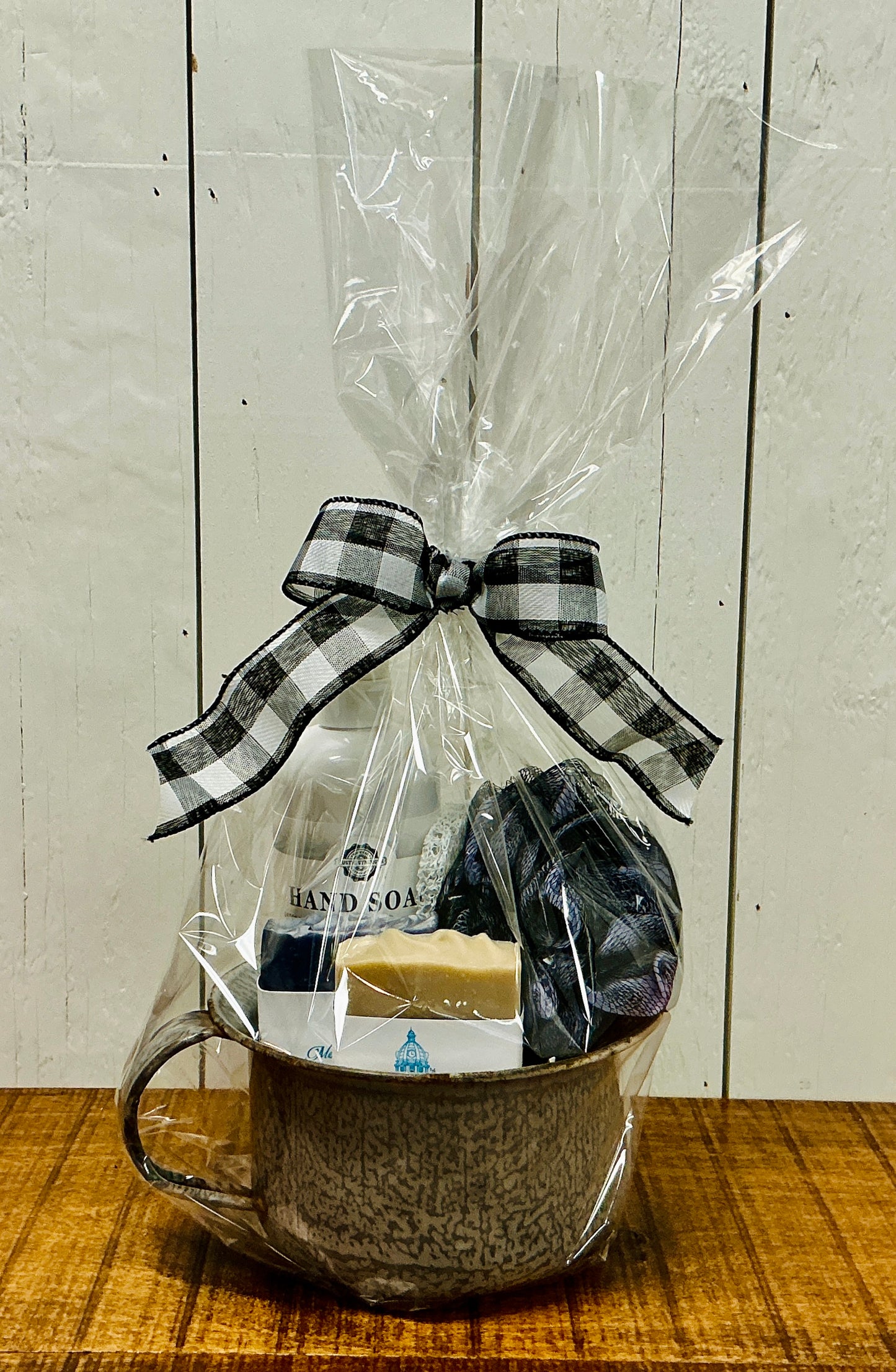 Enamel Cup Soap Gift Set