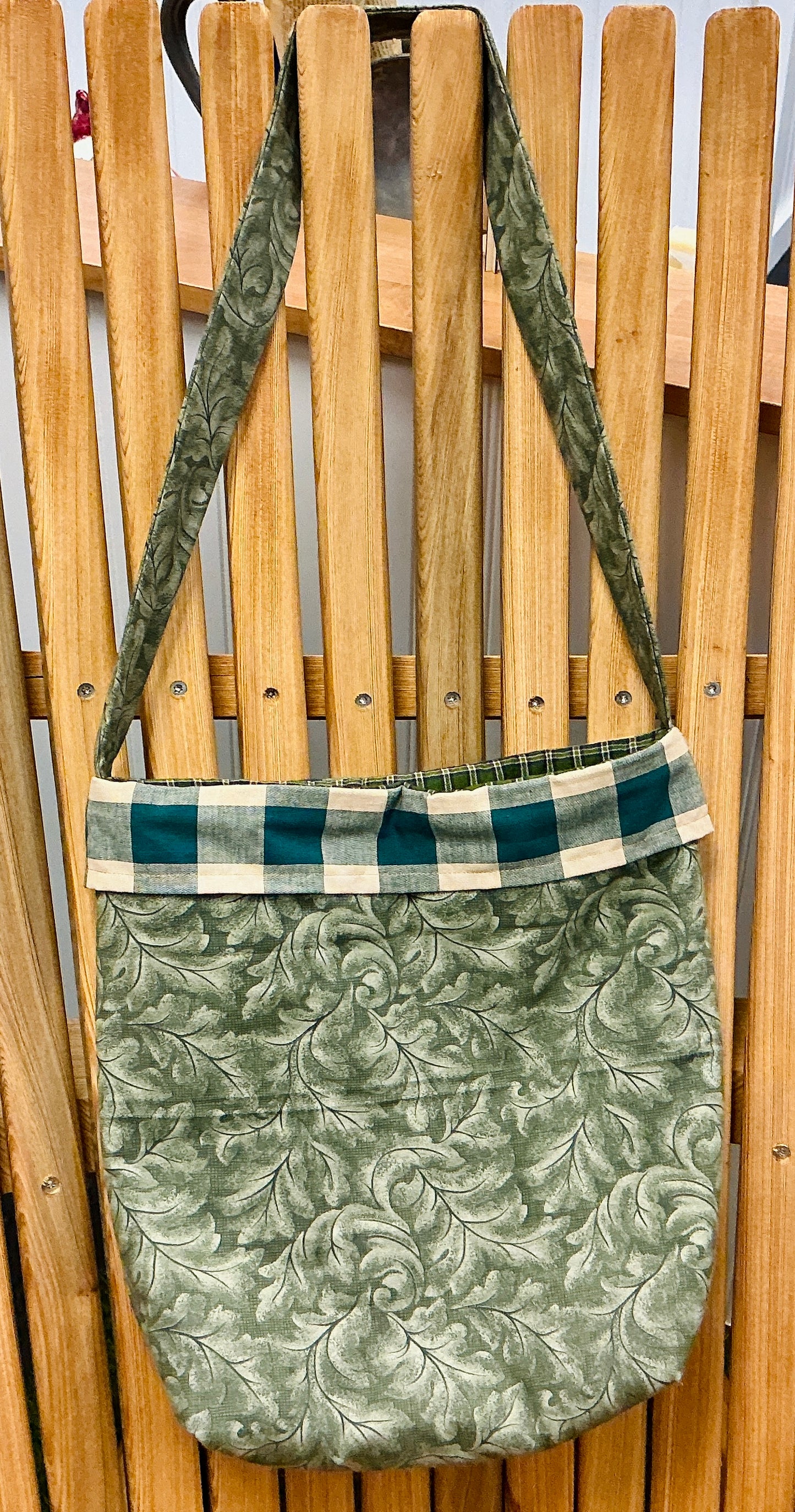 Handmade Grandma Core Quilted Tote Bag