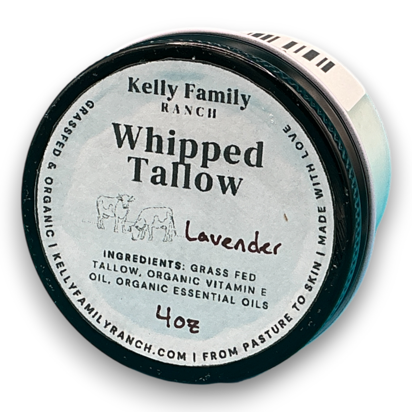 Kelly Family Ranch Whipped Tallow 4oz - Lavender