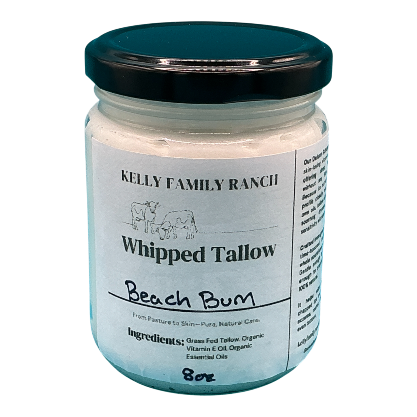 Kelly Family Ranch Whipped Tallow 8oz - Beach Bum