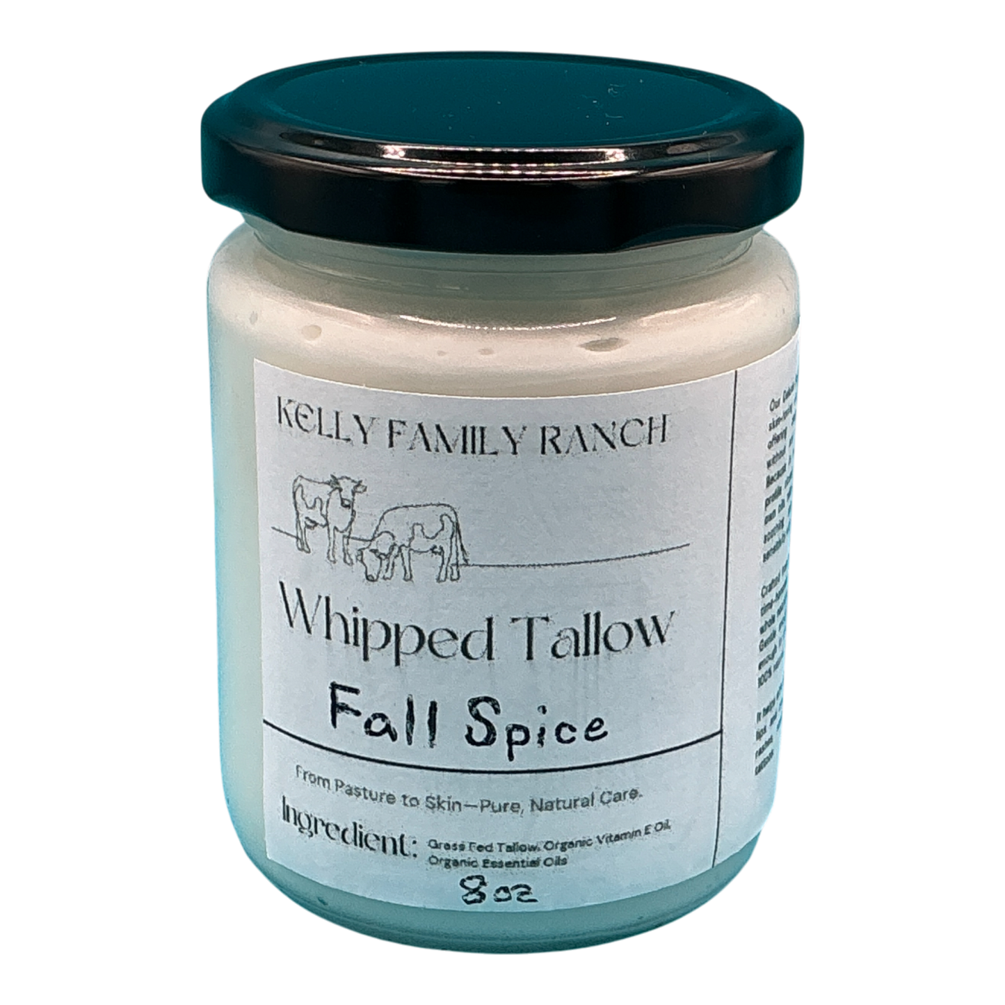 Kelly Family Ranch Whipped Tallow 8oz - Fall Spice