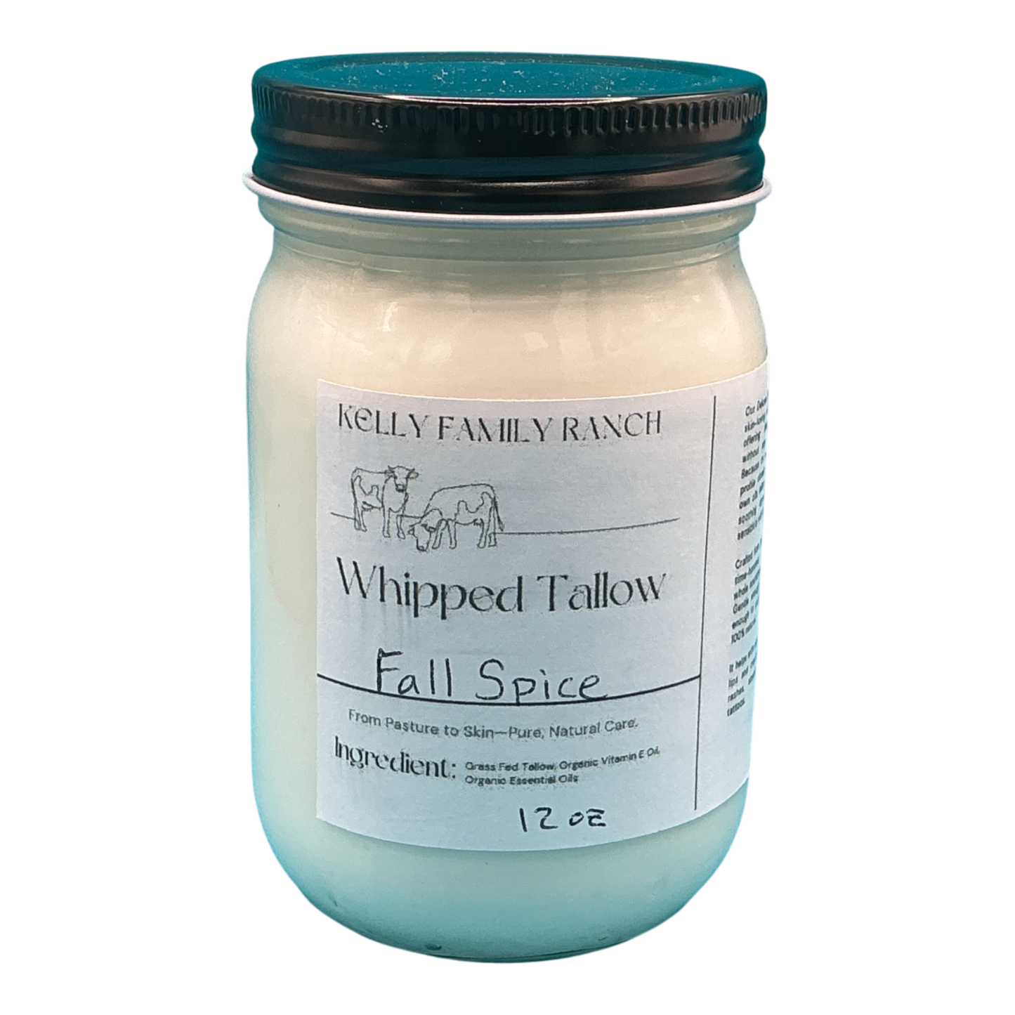 Kelly Family Ranch 12oz Fall Spice Whipped Tallow