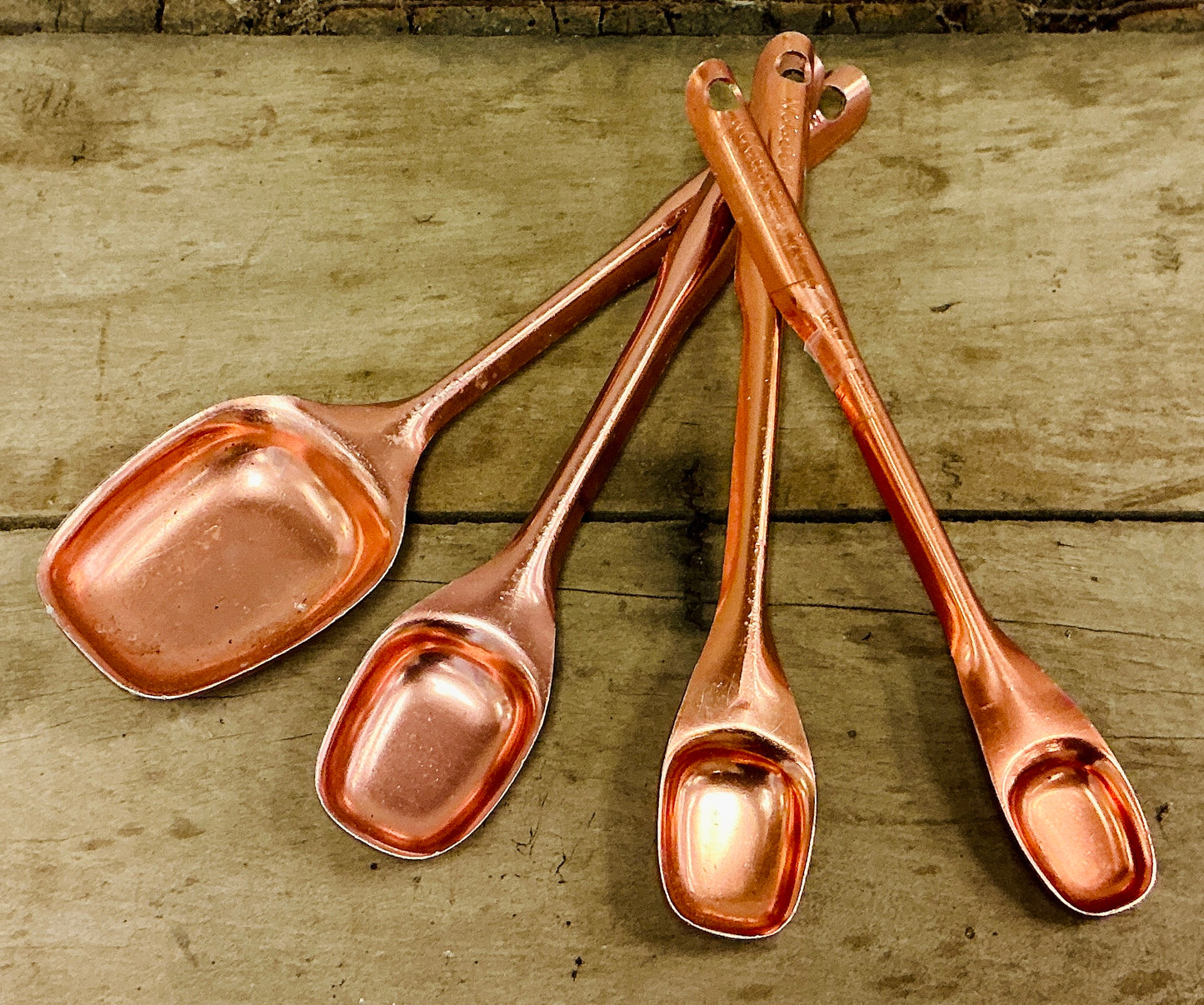Vintage Copper Measuring Spoons