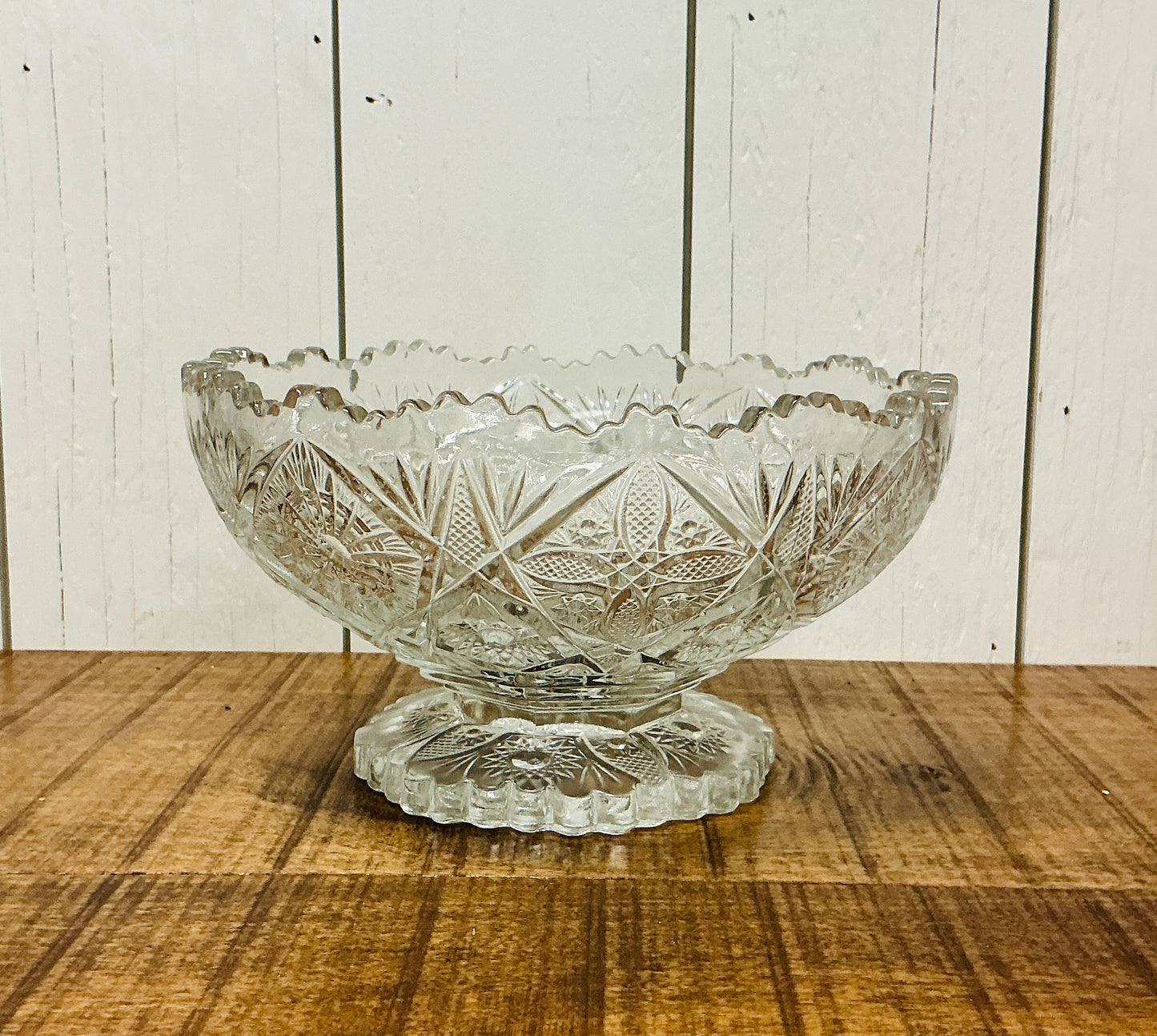 Vintage Pressed Glass Bowl