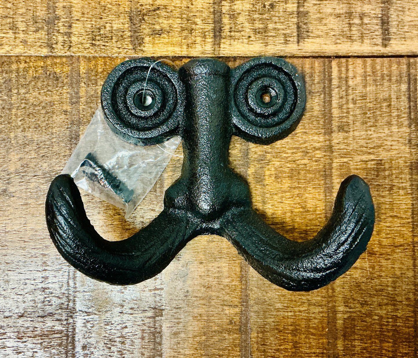 Large Cast Iron Mustache Wall Hook