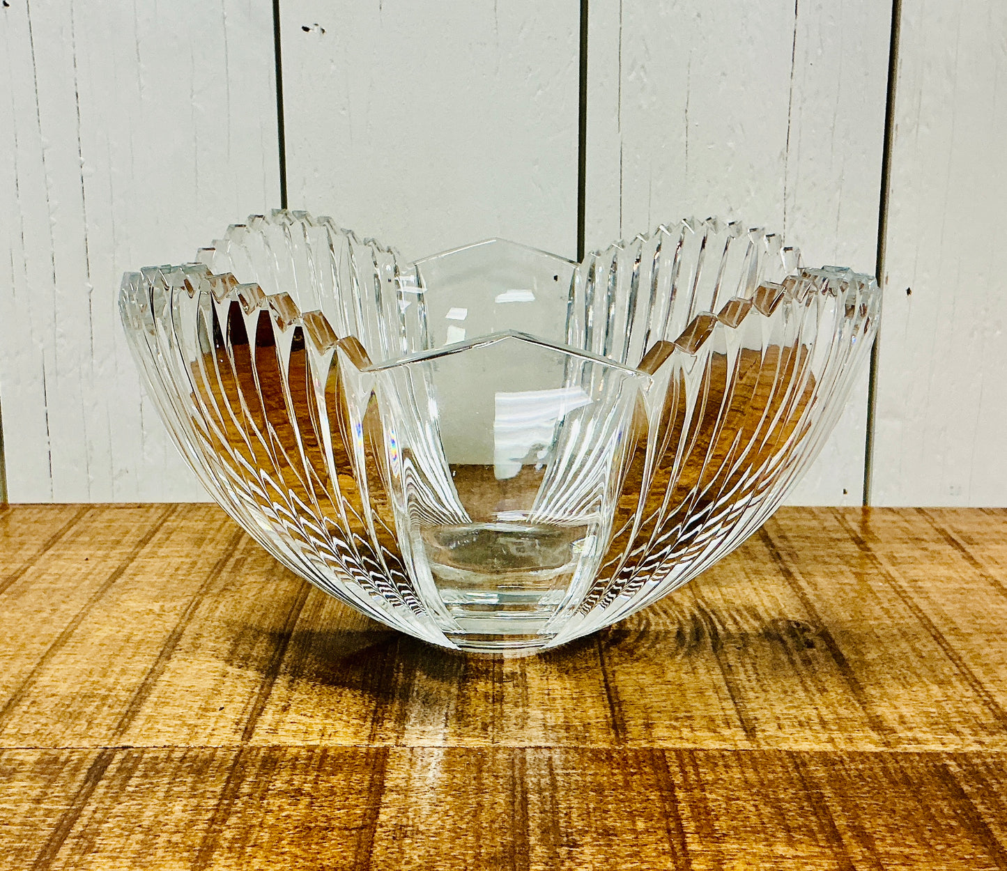 Vintage Mikassa Crystal Bowl, vintage one-of-a-kind find from Monticello Soap Company
