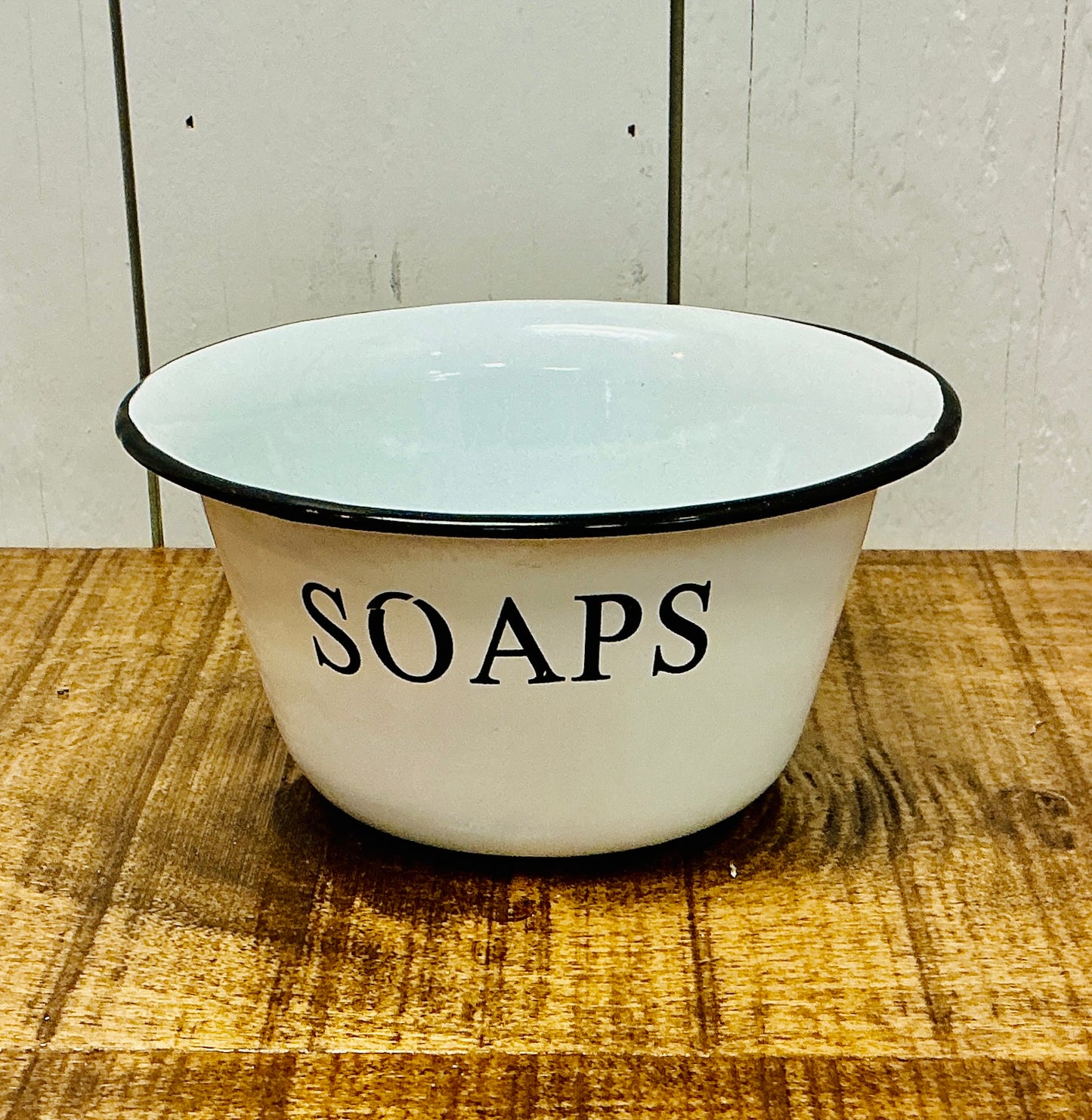 Enamelware Soap Bowl