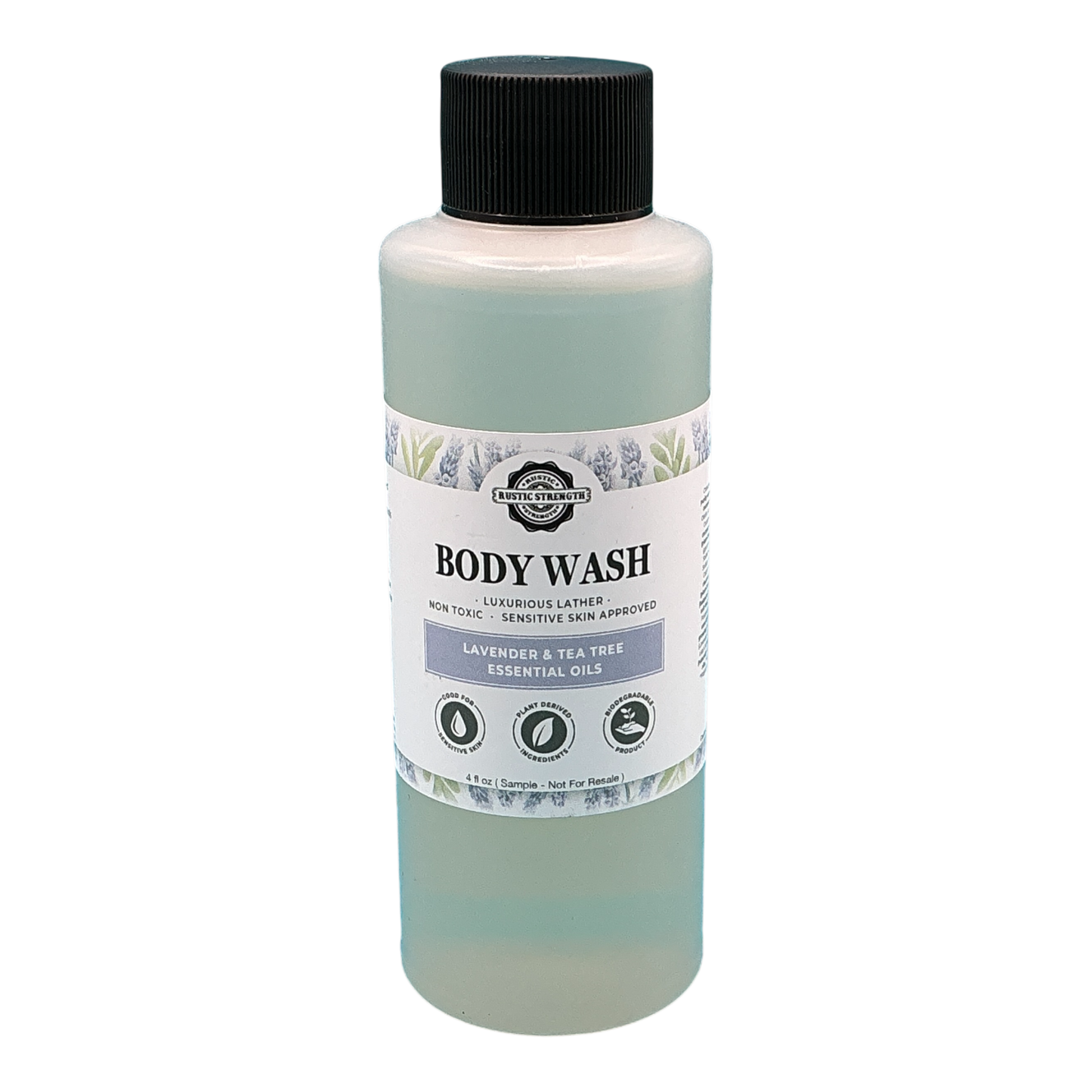 Liquid Body Wash, 4 oz - Lavender & Tea Tree