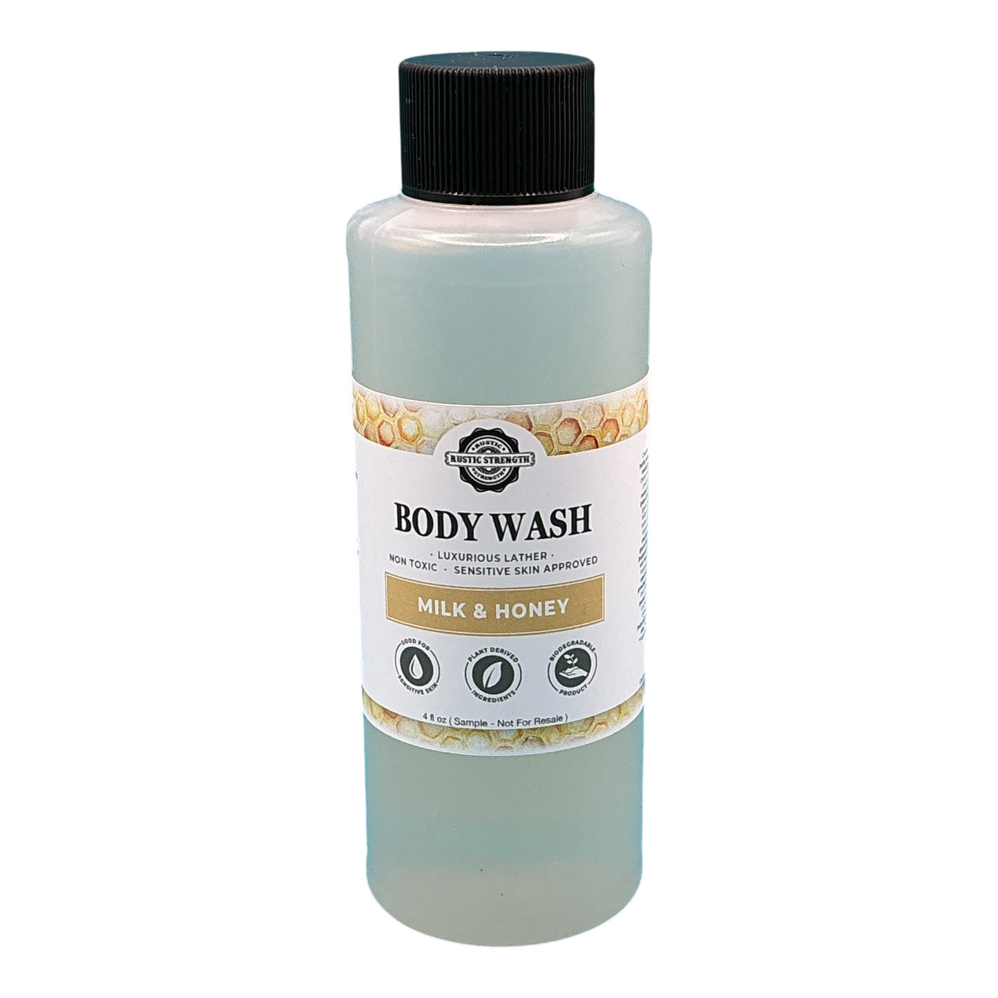 Liquid Body Wash, 4 oz - Milk & Honey