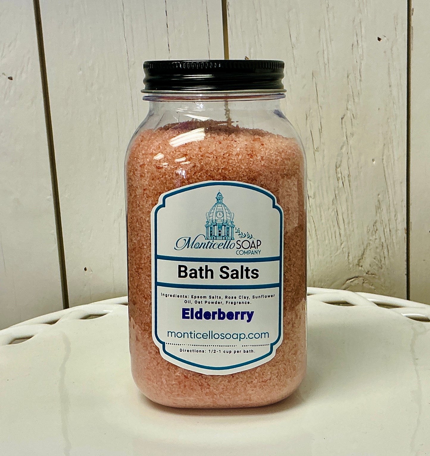 Elderberry Bath Salt, 32oz