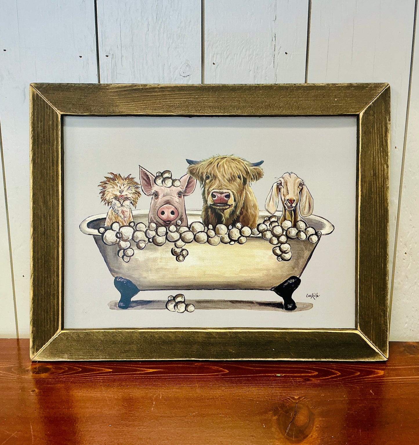 Tubby Time Framed Print