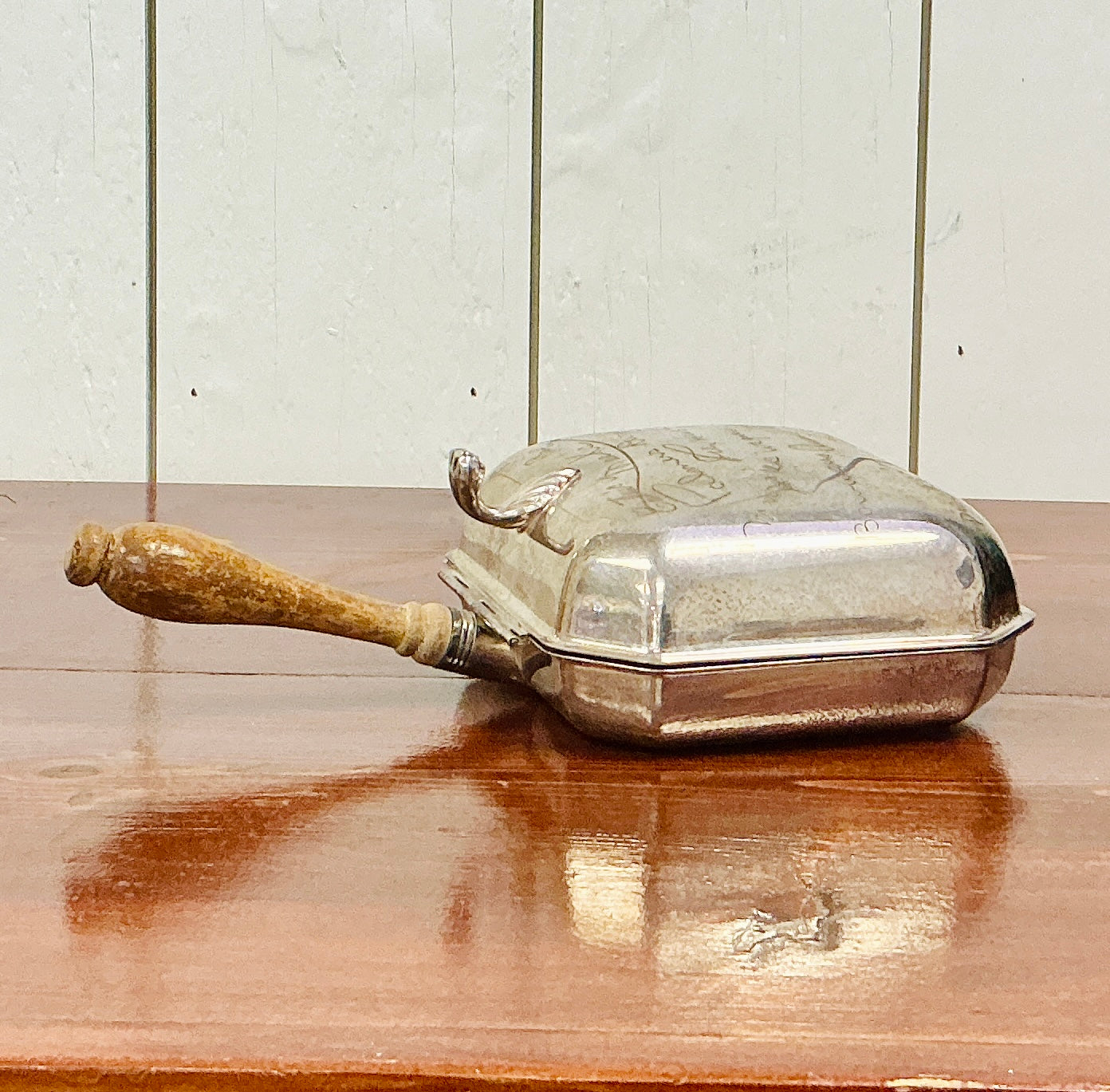Vintage Silver-Plated Silent Butler or Crumb Catcher