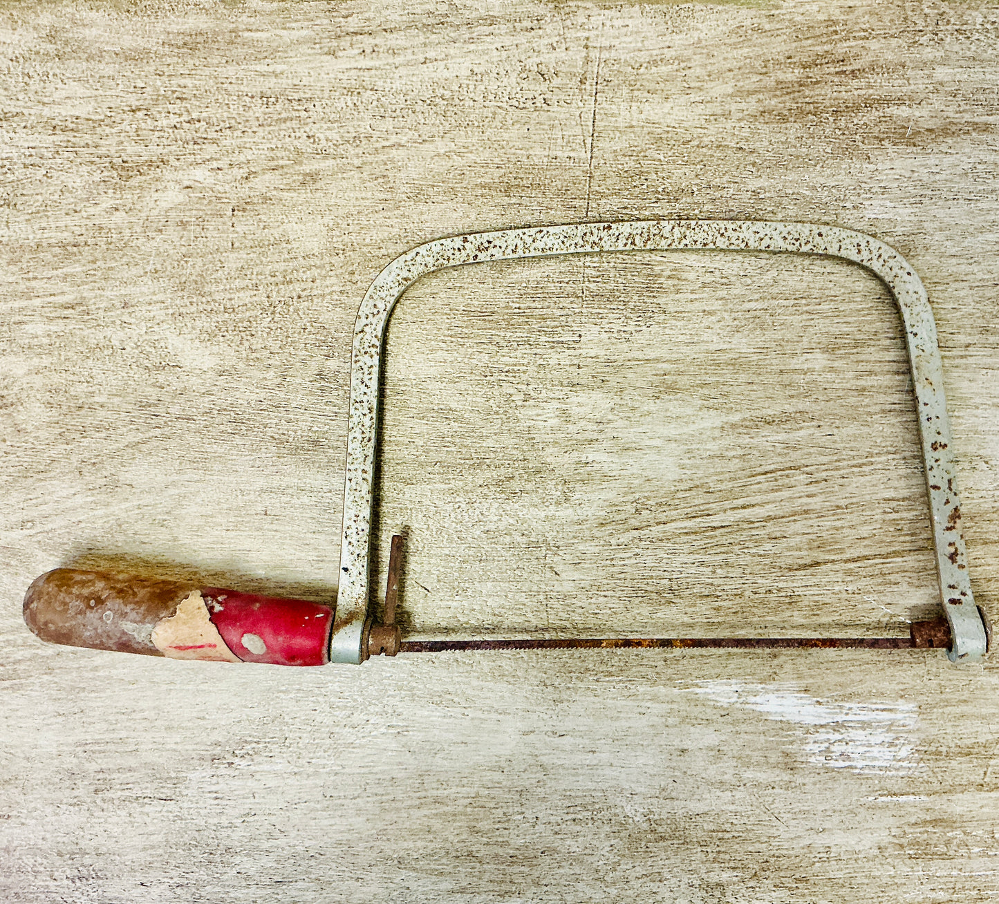 Vintage Coping Saw with Plastic Handle, vintage one-of-a-kind find from Monticello Soap Company