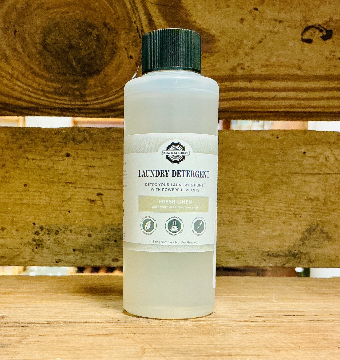 Liquid Laundry Detergent, 4 oz - Fresh Linen