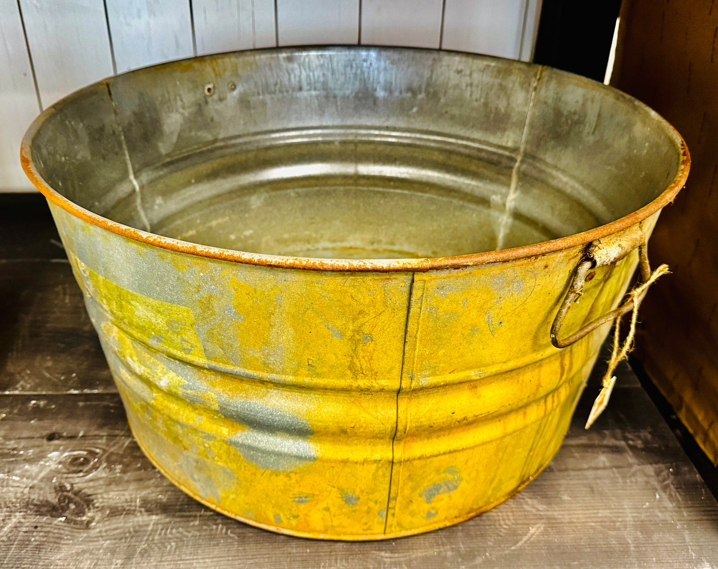Vintage Galvanized Wash Tub