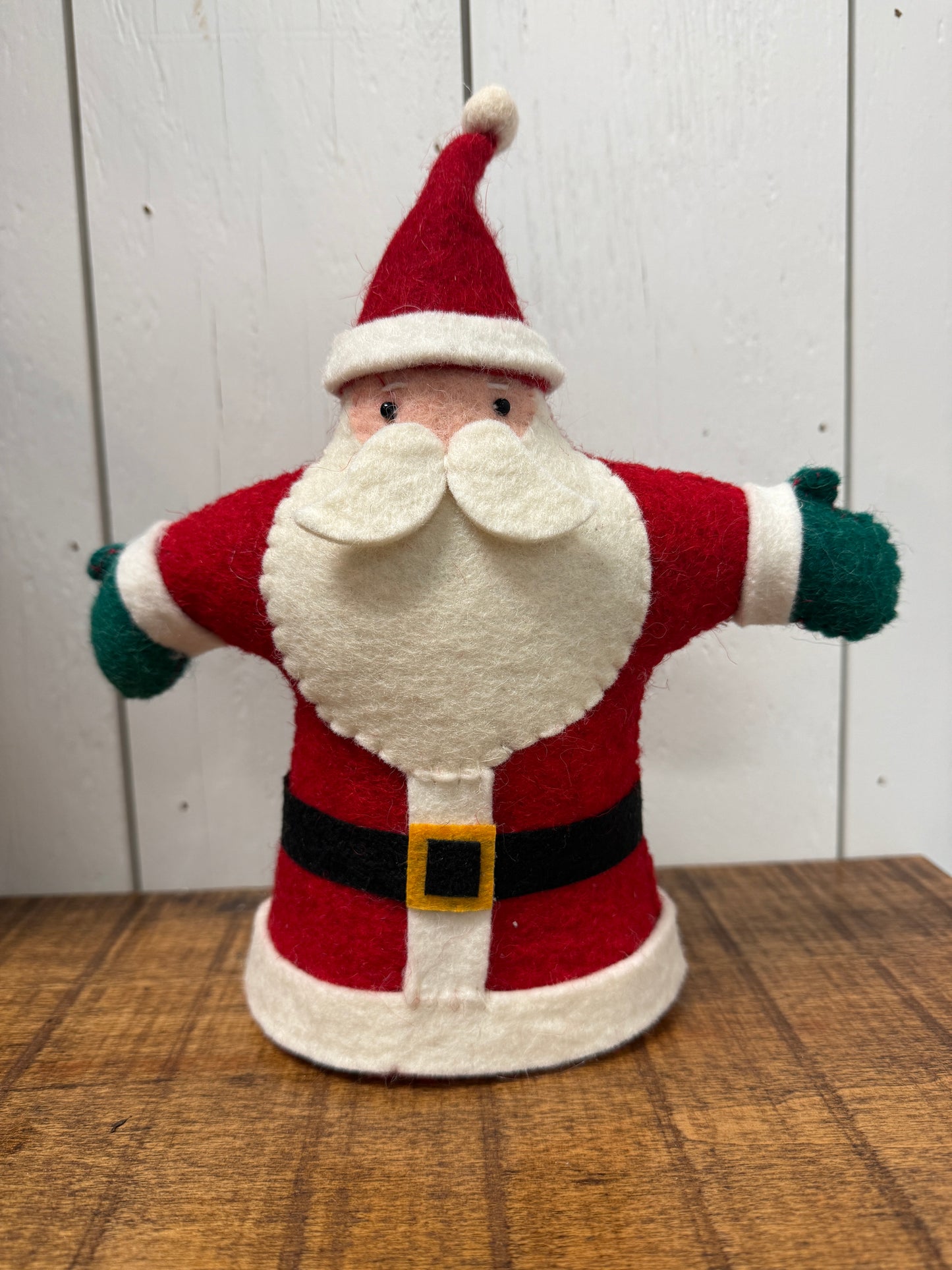 Felt Fat Santa Claus Tree Topper