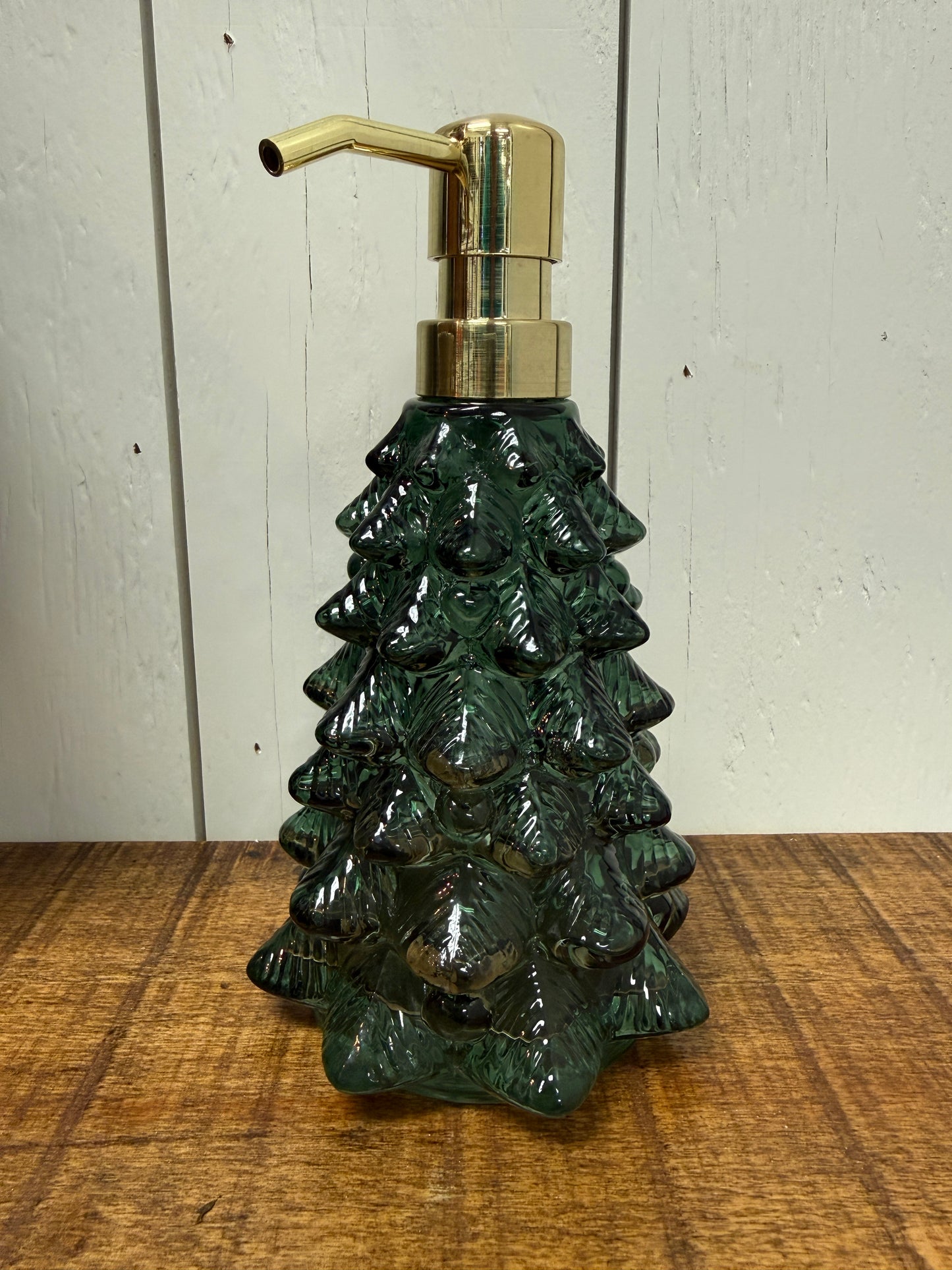 Green Christmas Tree Soap Pump