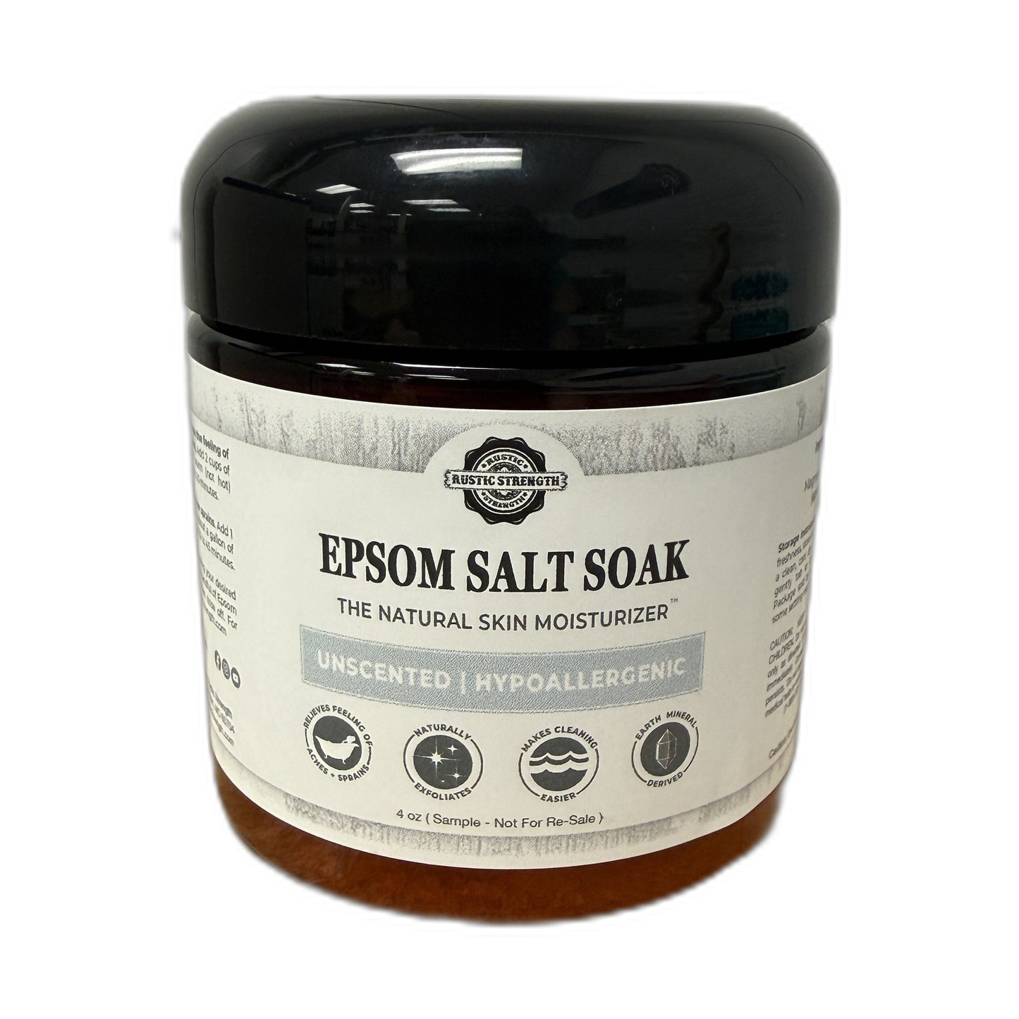 Epsom Salt, 4 oz - Unscented