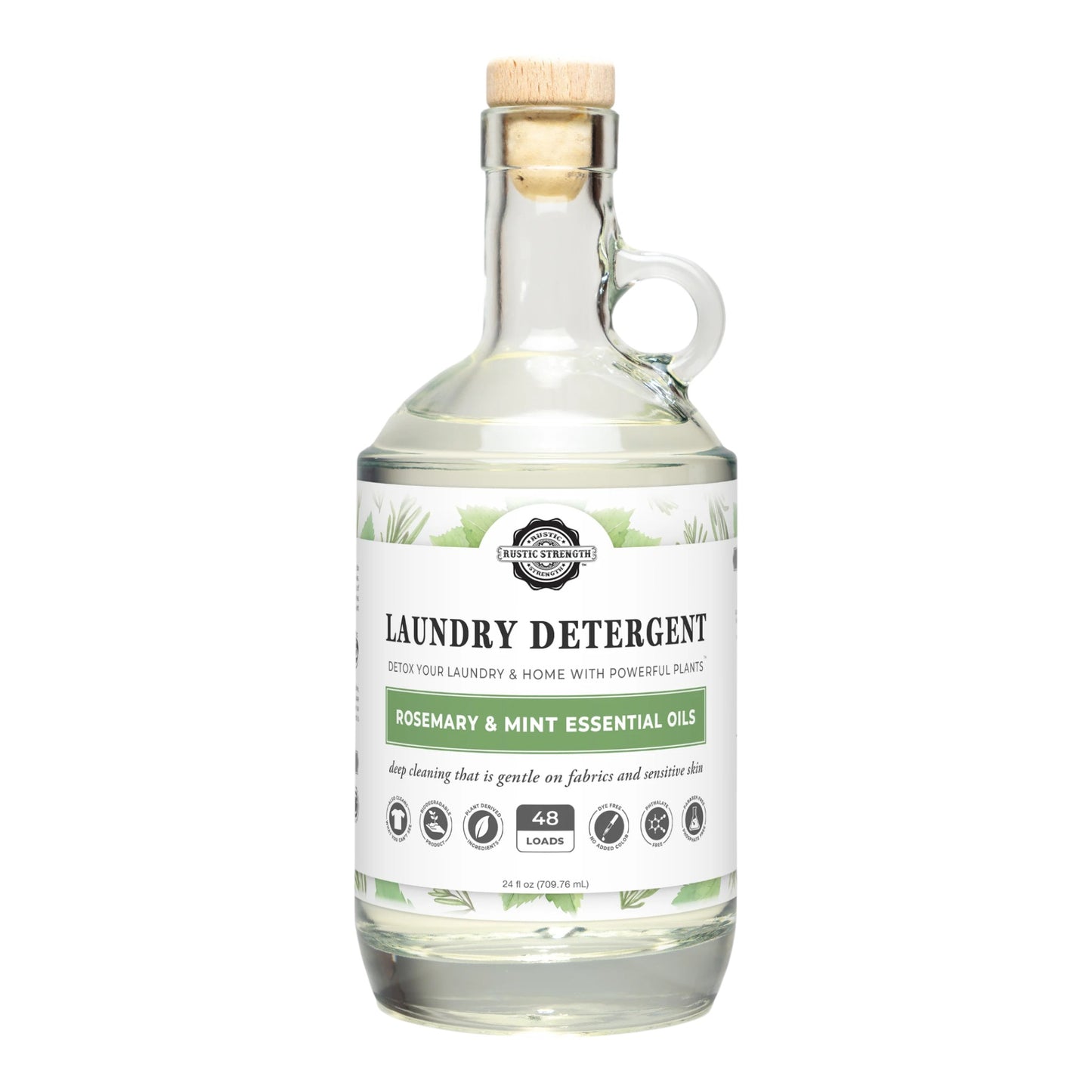 Liquid Laundry Detergent, 24 oz. - Rosemary & Mint