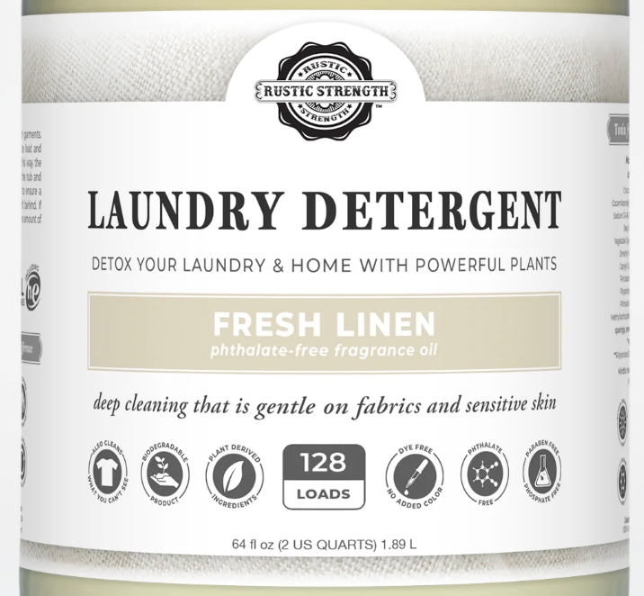 Liquid Laundry Detergent, 4 oz - Fresh Linen