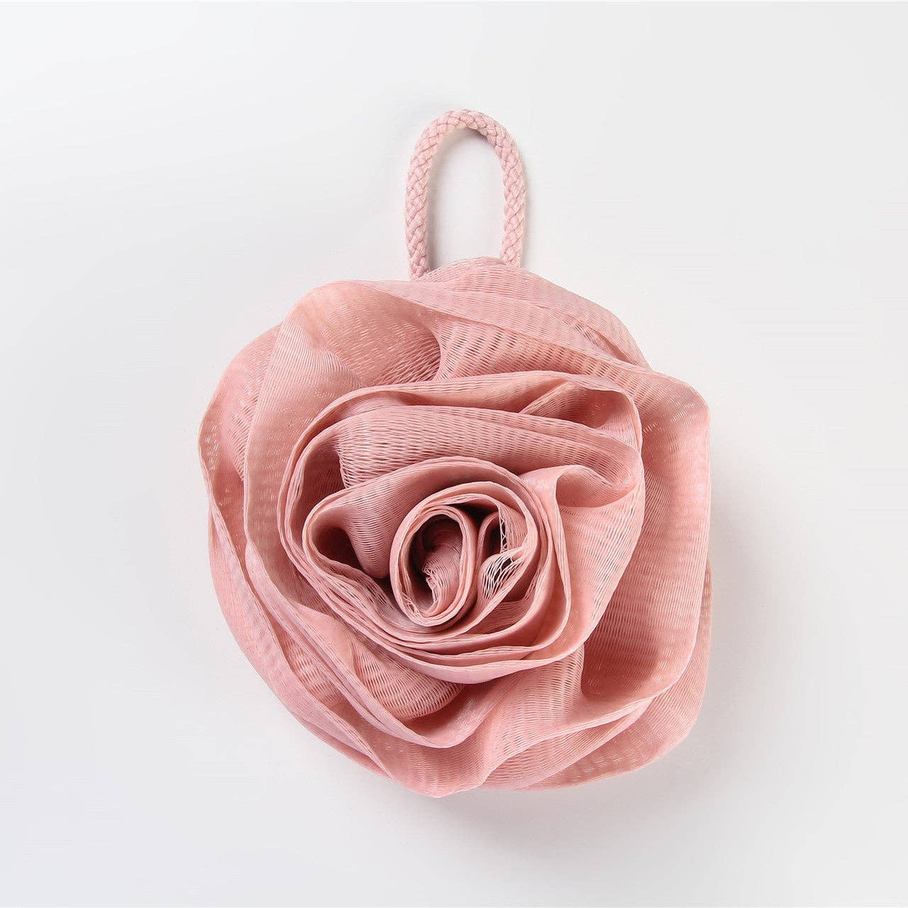 Rose-Shaped Bath Pouf
