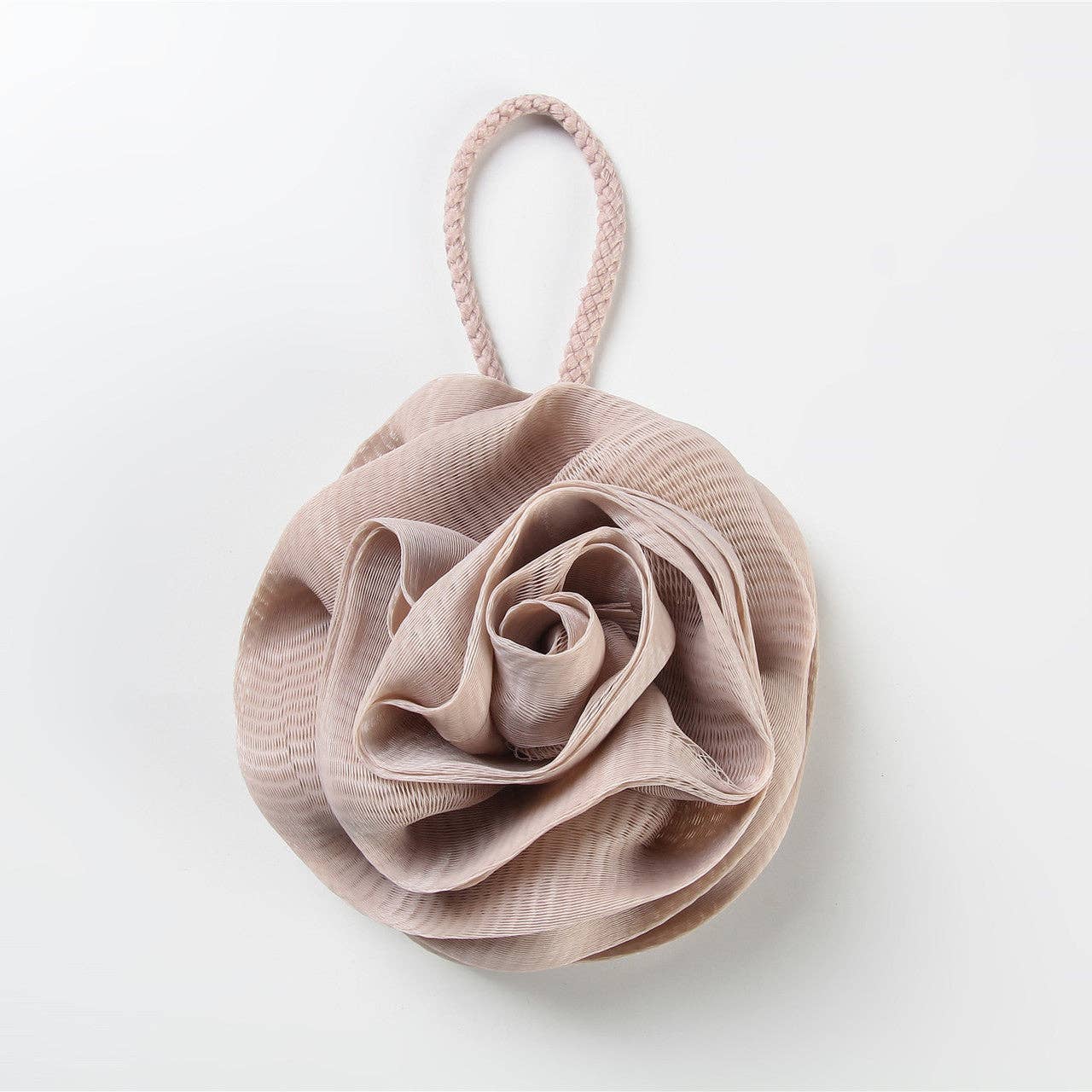 Rose-Shaped Bath Pouf