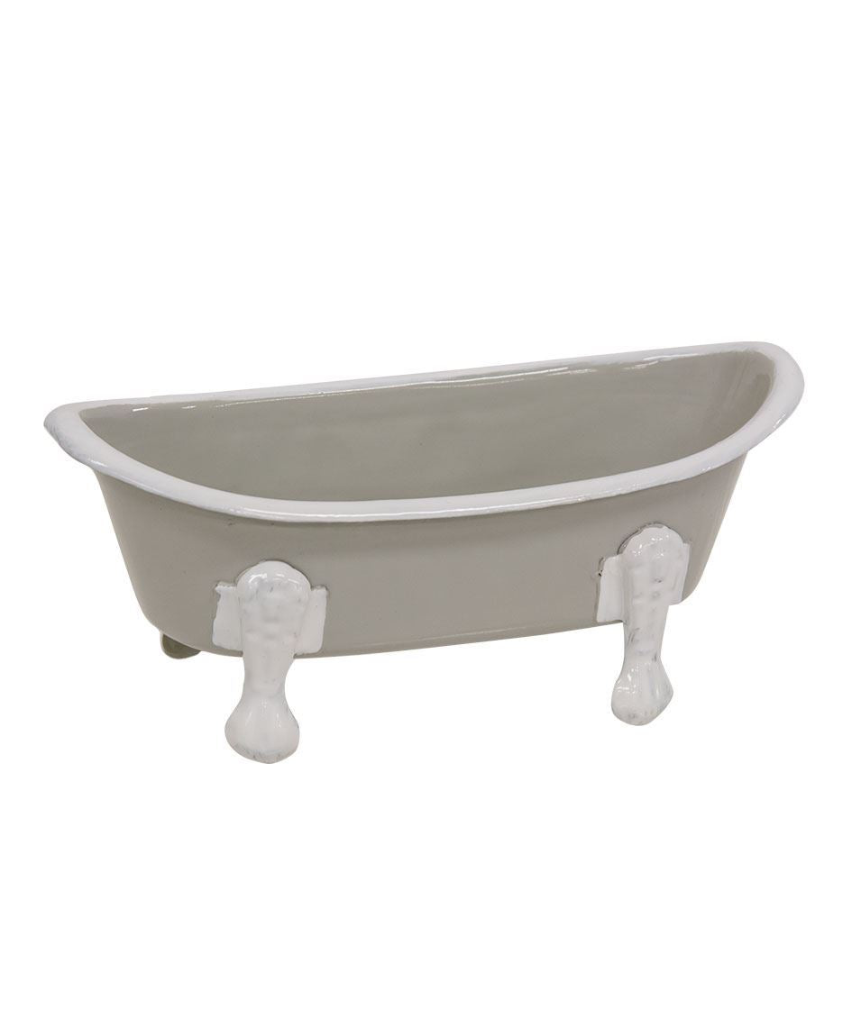 Metal Iron Clawfoot Bathtub Soap Dish