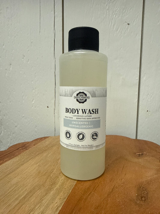 Liquid Body Wash, 4 oz - Unscented