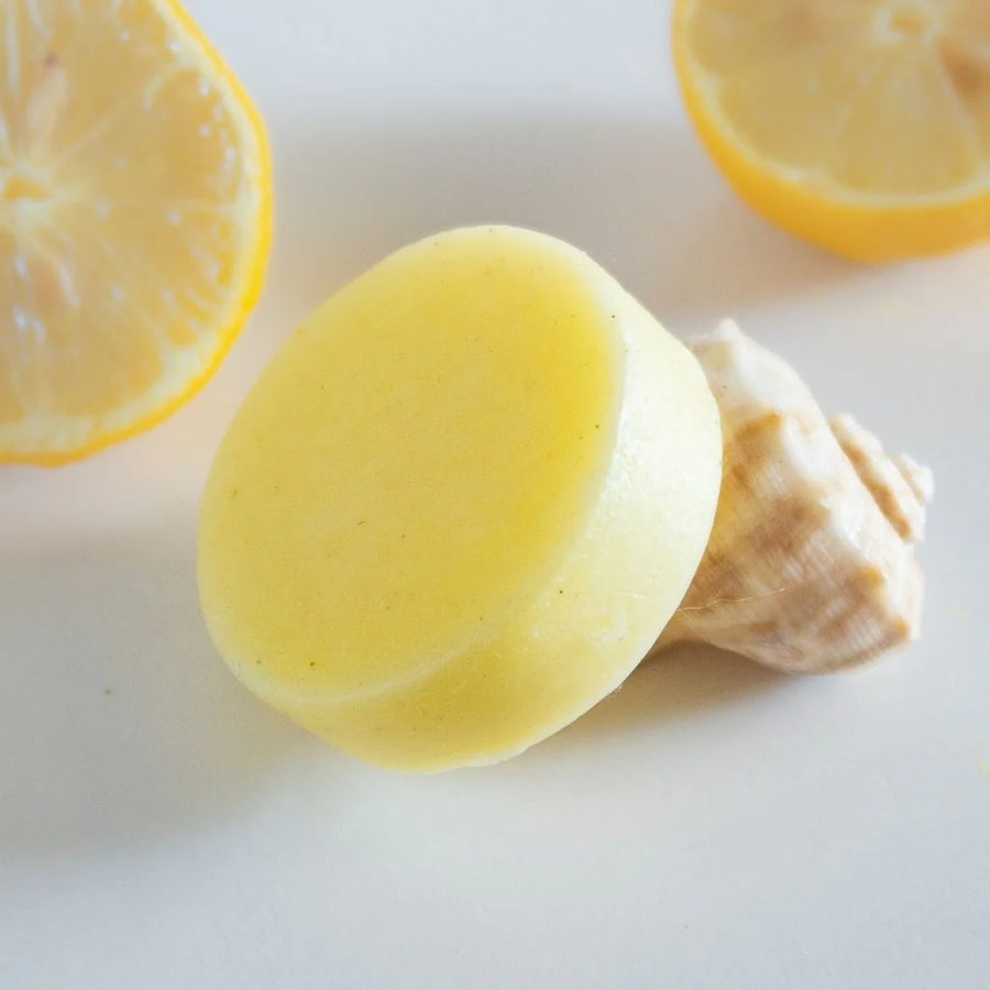 Club Lemon conditioner bar by Humby Organics, a real lemon conditioner bar for natural shine and softness