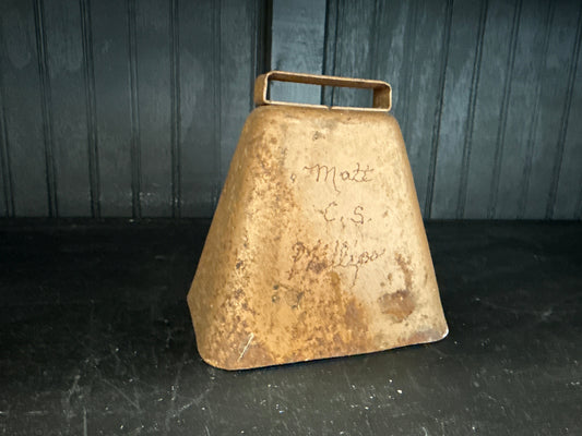 Vintage Metal Cow Bell