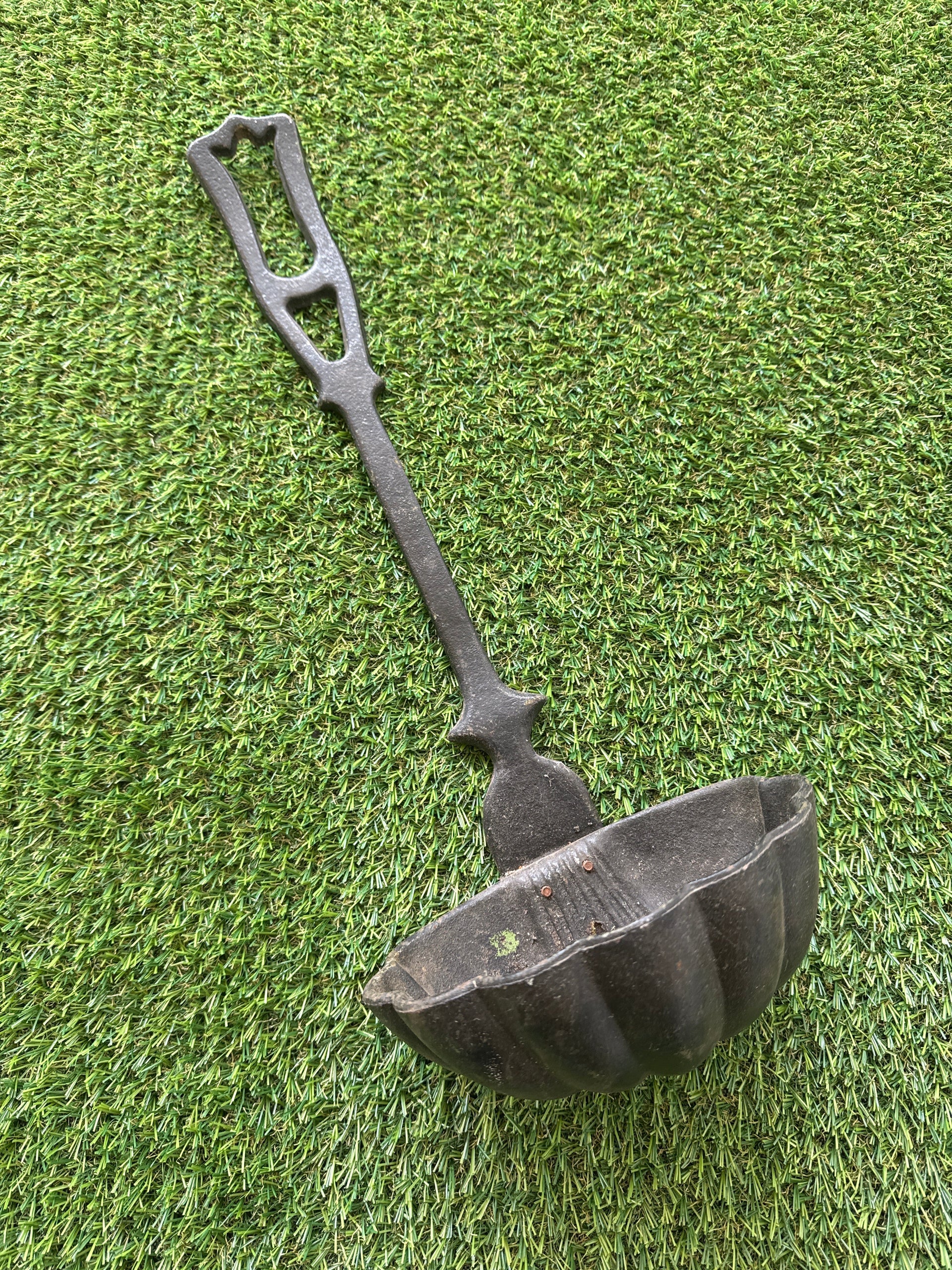 Antique Iron Ladle Wall Decor