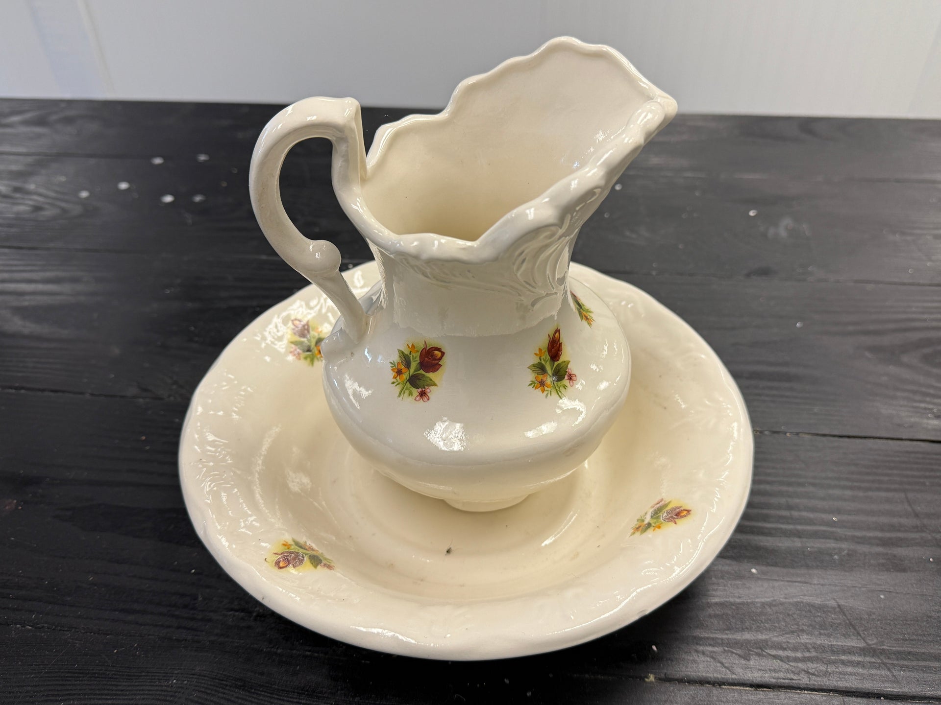 Handmade Small Pitcher & Wash Basin