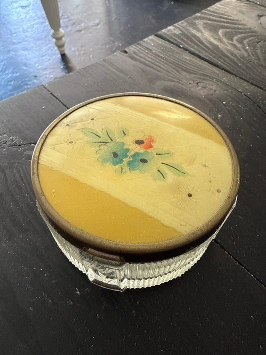 Vintage Art Deco Powder Jar