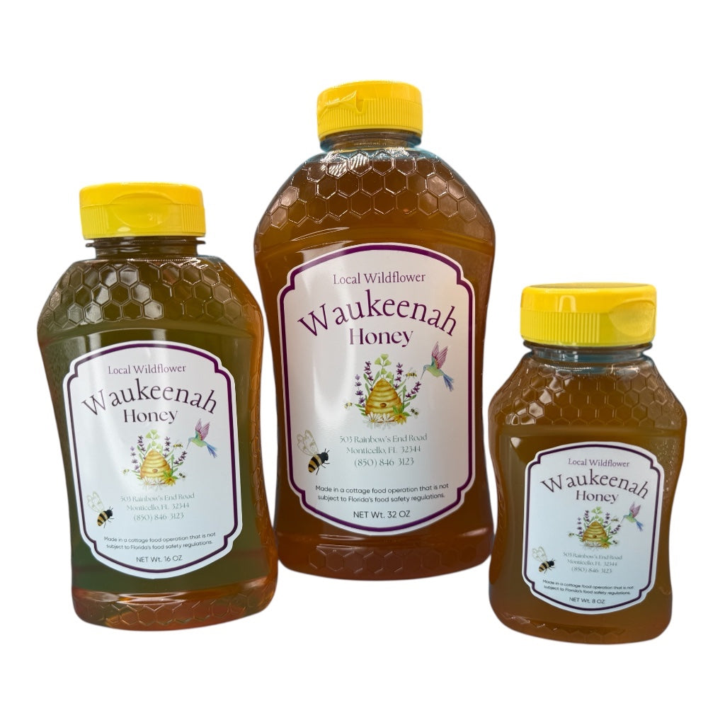 Waukeenah Honey 1 pound jar 